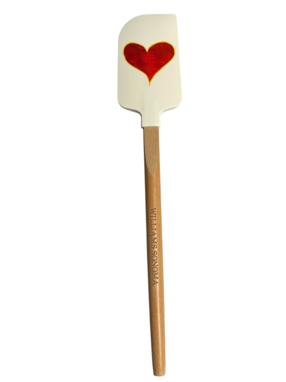 Williams Sonoma Wood Heart Spatula